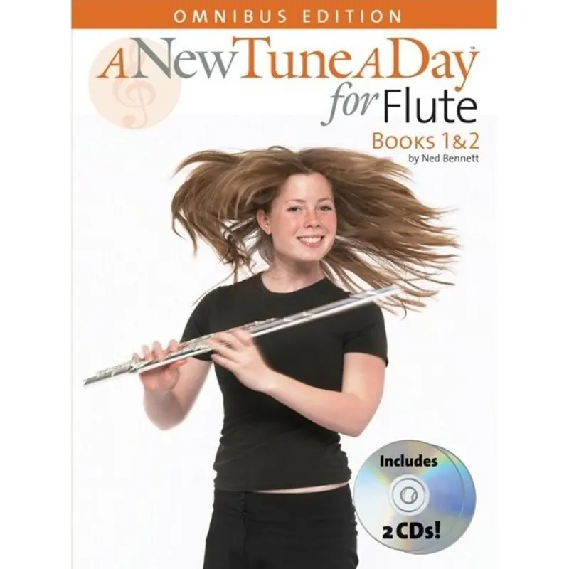 A NEW TUNE A DAY FLUTE BKS 1 & 2 OMNIBUS BK/CD