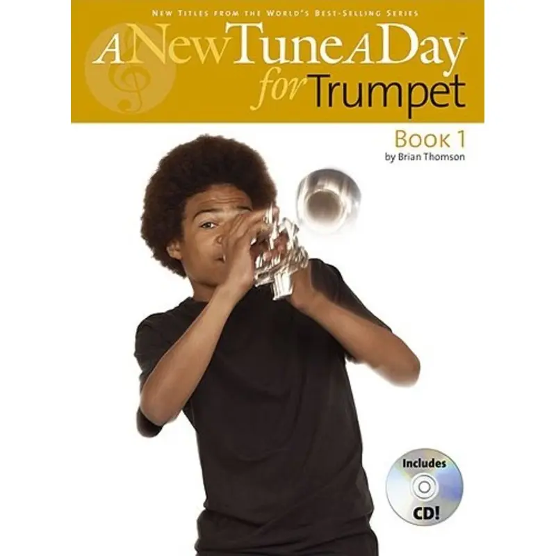 A NEW TUNE A DAY TRUMPET BK 1 BK/OLA