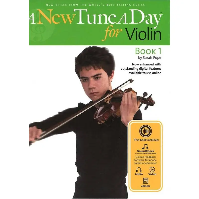 A NEW TUNE A DAY VIOLIN BK 1 BK/OLA