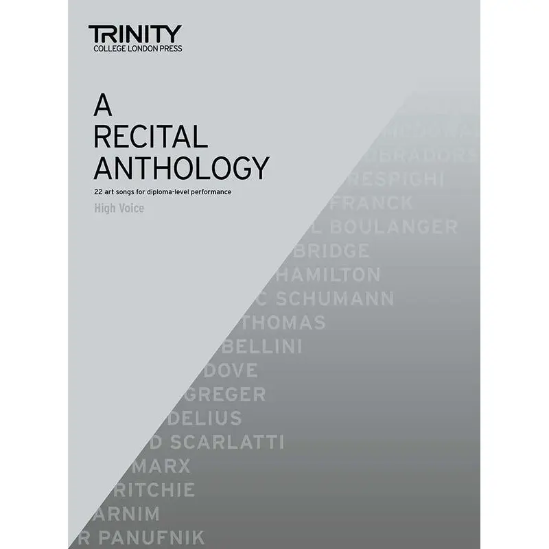 A RECITAL ANTHOLOGY HIGH VOICE