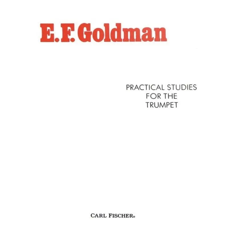 GOLDMAN - PRACTICAL STUDIES FOR TRUMPET