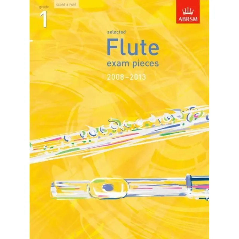 A B FLUTE EXAM PIECES 2008-13 GR 1 FL/PNO