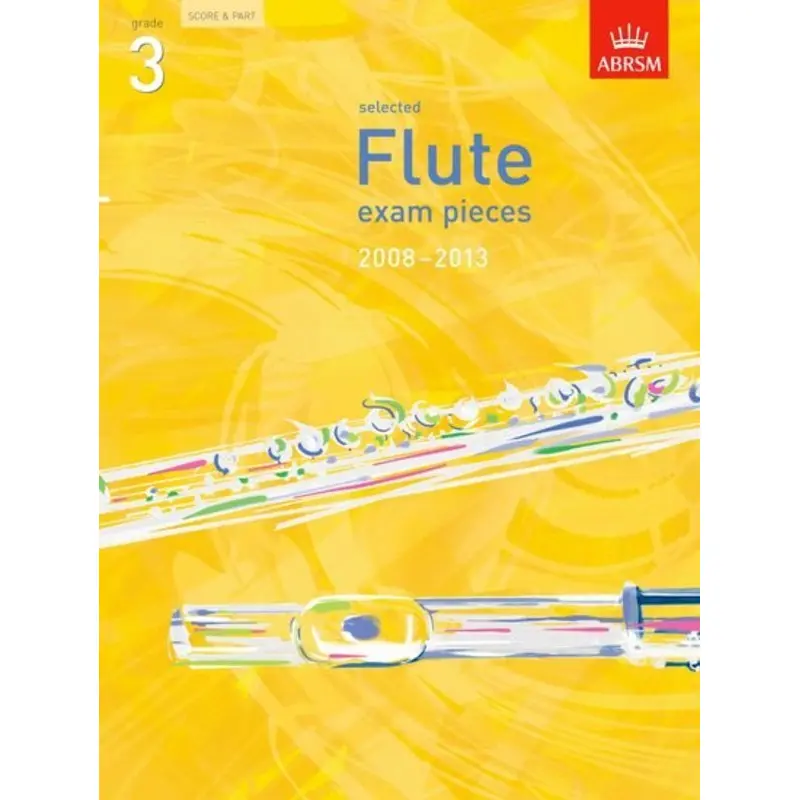 A B FLUTE EXAM PIECES 2008-13 GR 3 FLT PNO