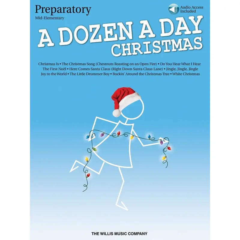 A DOZEN A DAY CHRISTMAS SONGBOOK - PREP BK/OLA