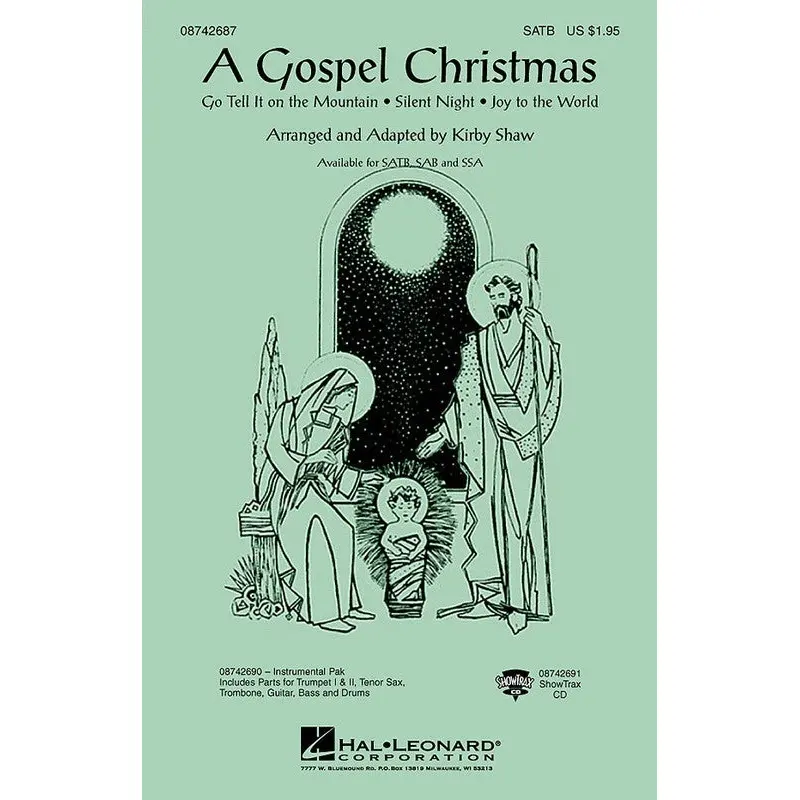 A GOSPEL CHRISTMAS SAB (POD)