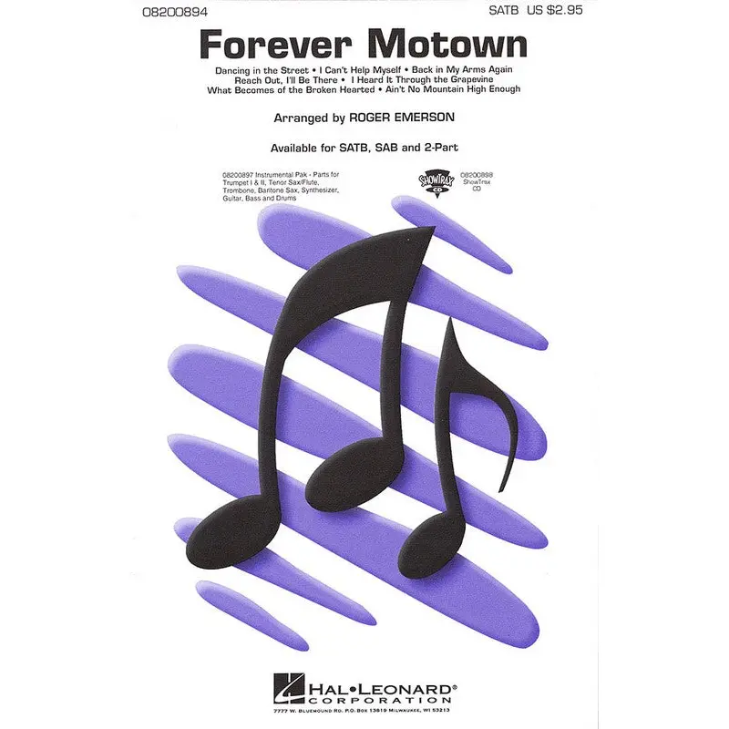 FOREVER MOTOWN MEDLEY SATB
