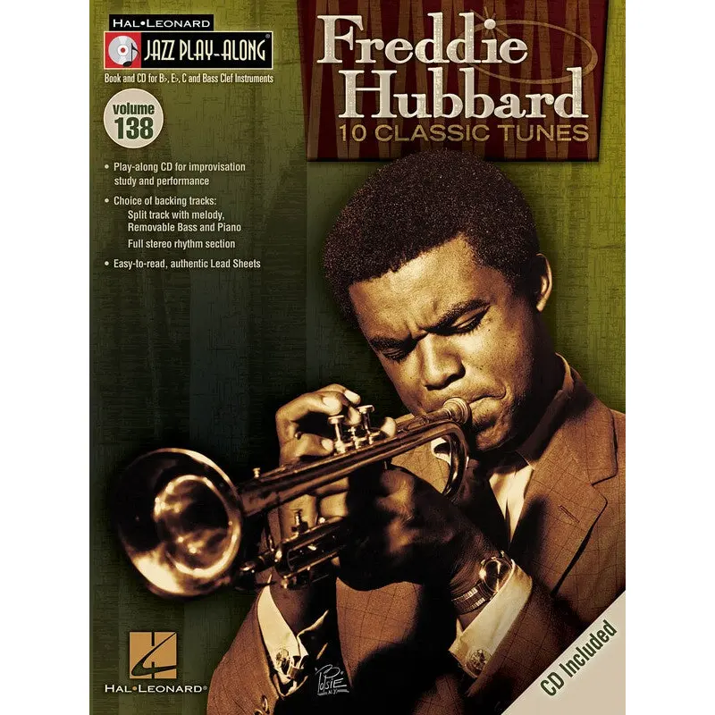 FREDDIE HUBBARD JAZZ PLAY ALONG BK/CD V138