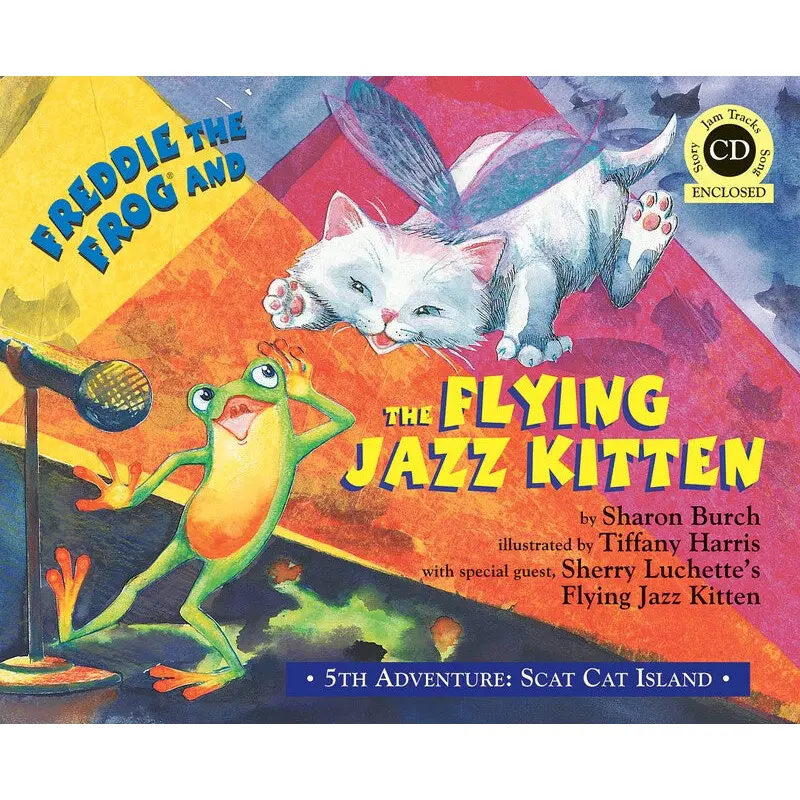 FREDDIE THE FROG & THE FLYING JAZZ KITTEN BK/CD