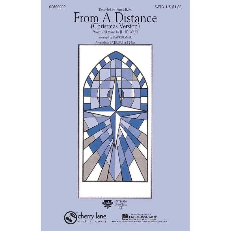 FROM A DISTANCE (CHRISTMAS VERSION) 2 PART (POD)