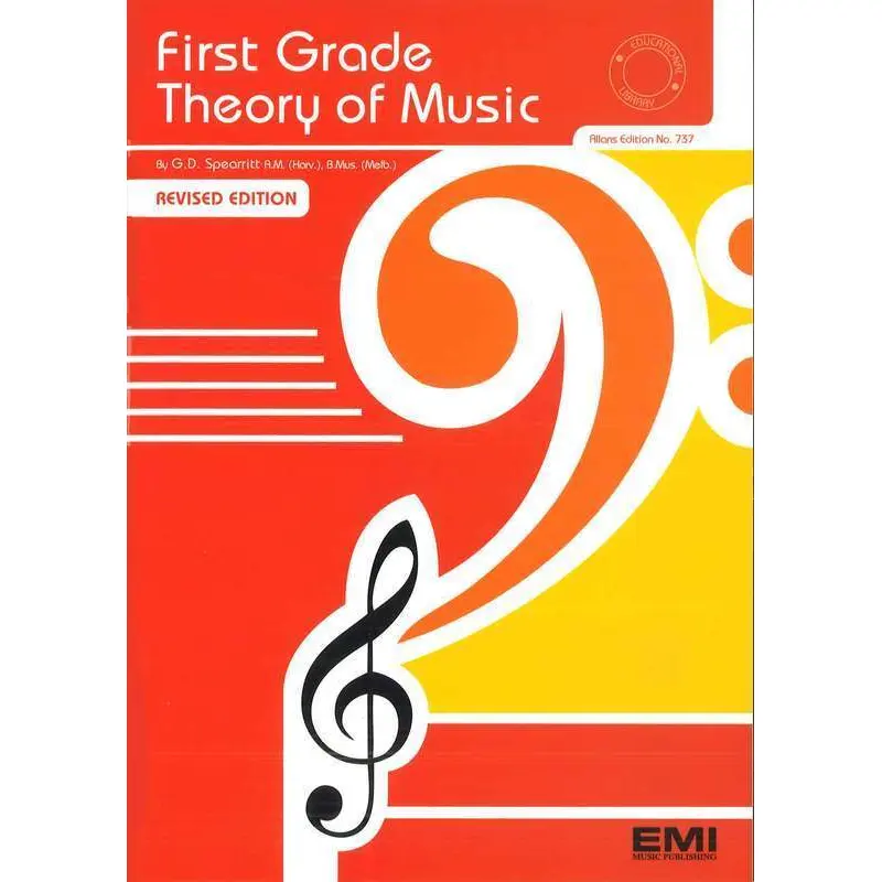 FIRST GRADE THEORY OF MUSIC