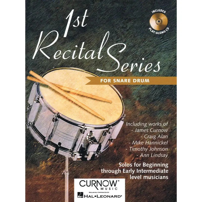 FIRST RECITAL SERIES SNARE DRUM BK/CD