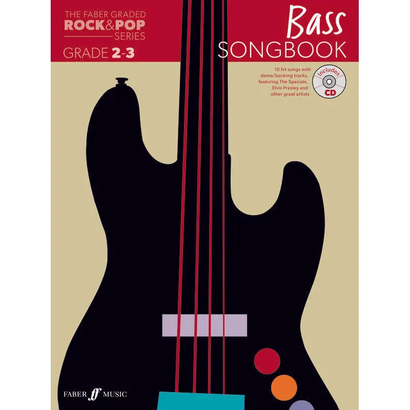 FABER GRADED ROCK & POP BASS SONGBOOK 2-3