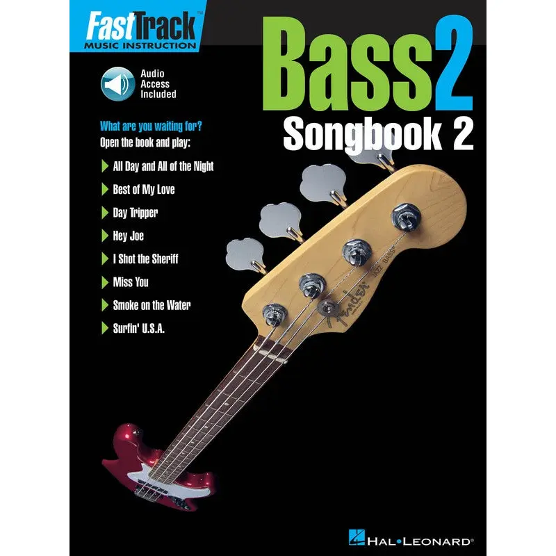 FASTTRACK BASS SONGBOOK 2 LEVEL 2 BK/CD