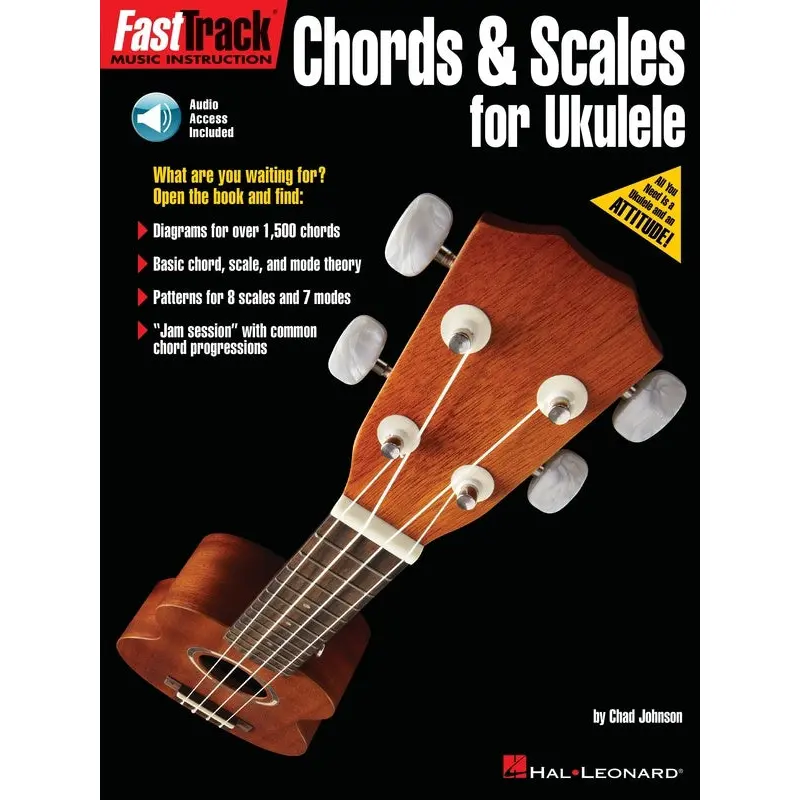 FASTTRACK CHORDS & SCALES FOR UKULELE BK/OLA