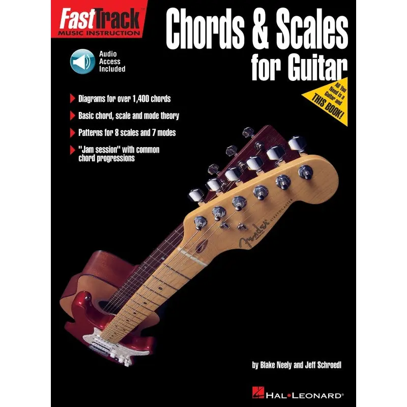 FASTTRACK CHORDS SCALES GUITAR BK/OLA