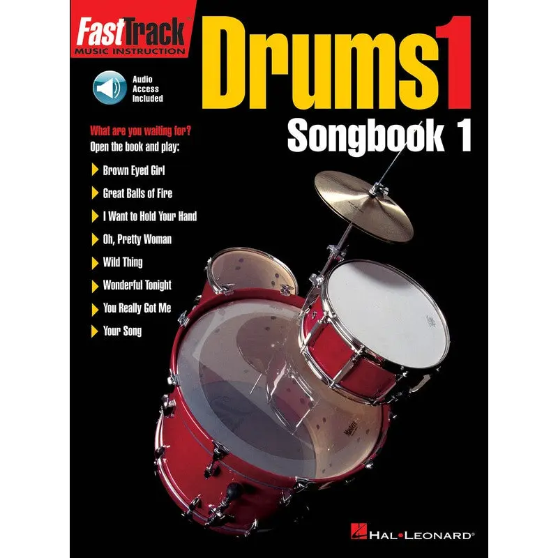 FASTTRACK DRUMS SONGBOOK 1 LEVEL 1 BK/OLA