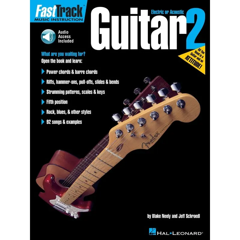 FASTTRACK GUITAR BK 2 BK/OLA