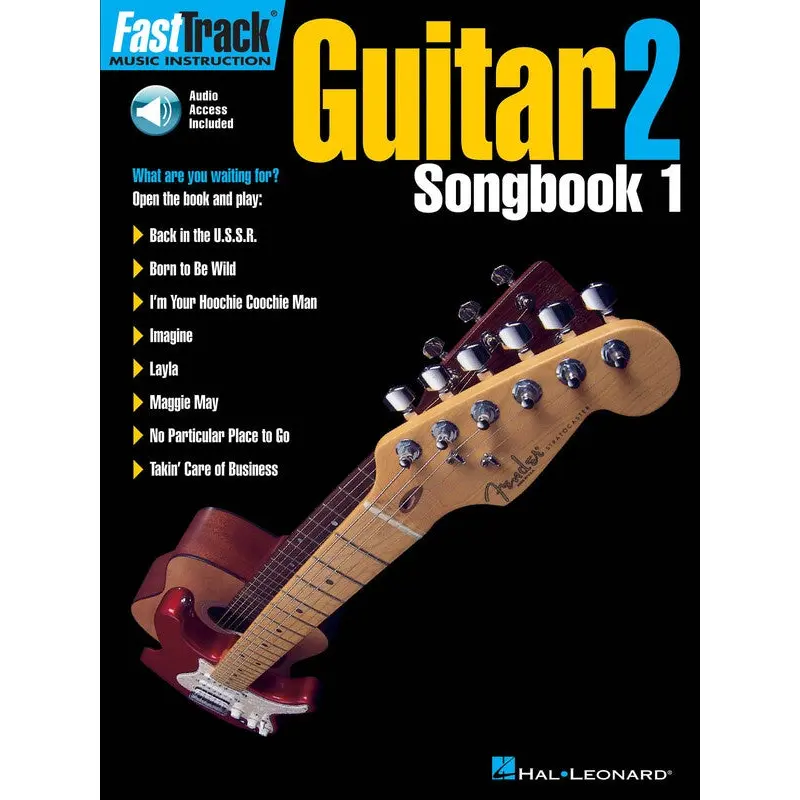 FASTTRACK GUITAR SONGBOOK 1 LEVEL 2 BK/OLA