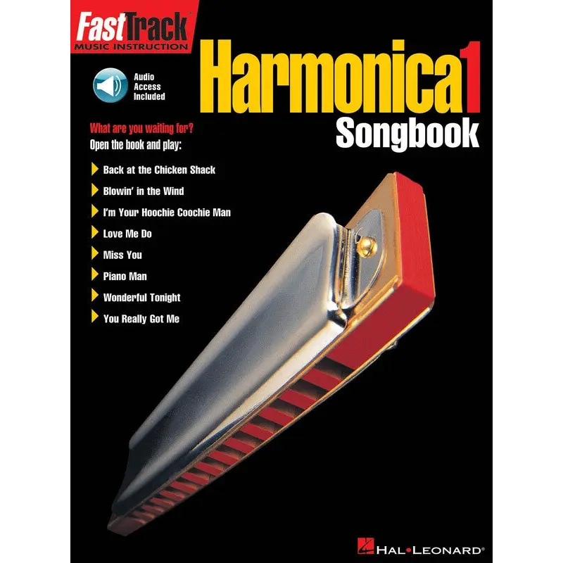 FASTTRACK HARMONICA SONGBOOK 1 BK/OLA