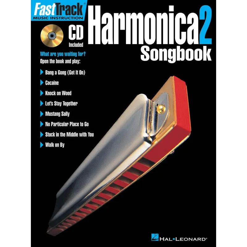 FASTTRACK HARMONICA SONGBOOK 2 BK/CD
