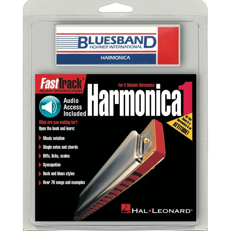 FASTTRACK MINI HARMONICA PACK BK/OLA/HARMONICA