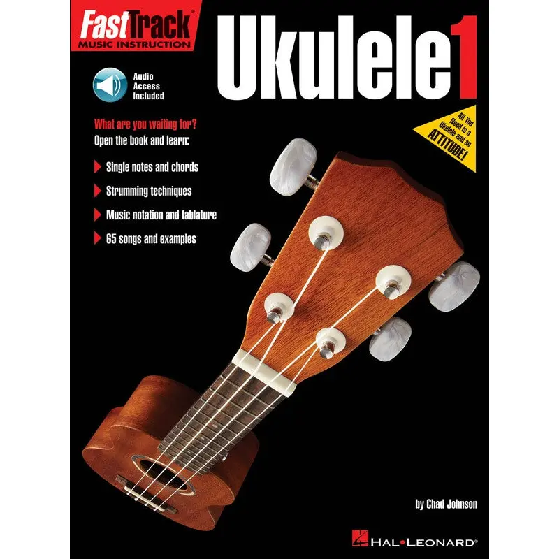 FASTTRACK UKULELE BK 1 BK/OLA