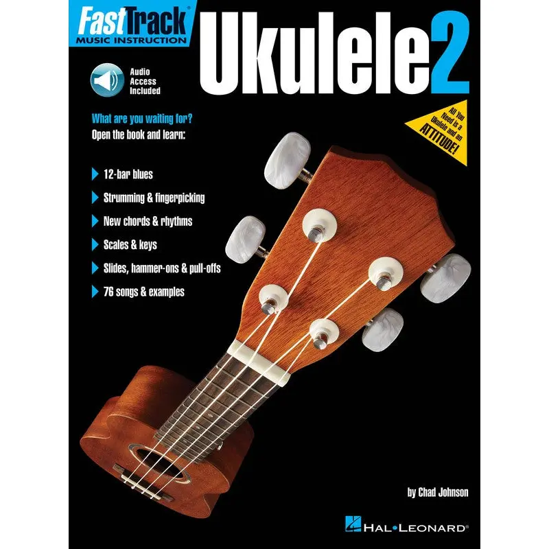 FASTTRACK UKULELE BK 2 BK/OLA