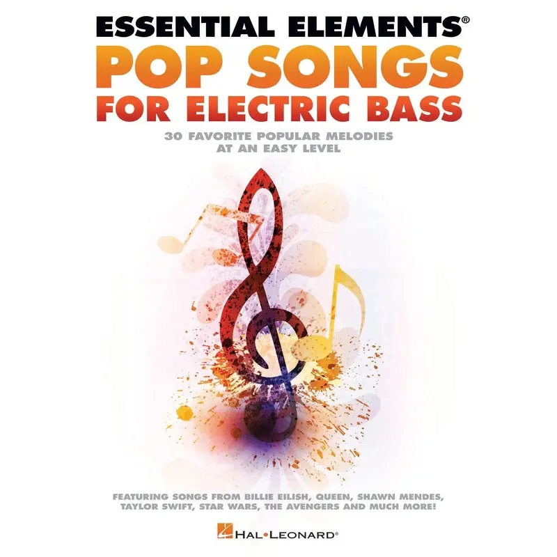 ESSENTIAL ELEMENTS POP SONGS FOR ELECTRIC BASS