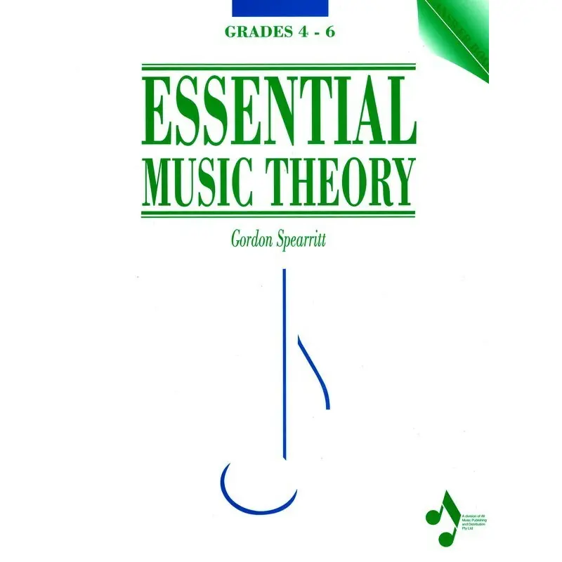 ESSENTIAL MUSIC THEORY GRS 4-6 ANSWER BOOK