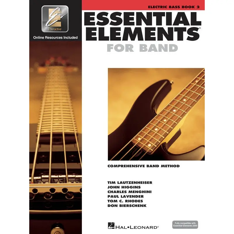 ESSENTIAL ELEMENTS FOR BAND BK2 ELECTRIC BASS BK/OLM EEI