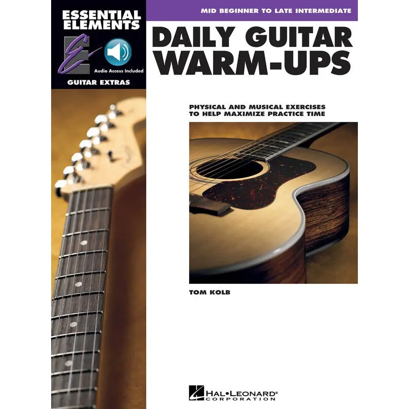 ESSENTIAL ELEMENTS FOR GUITAR DAILY WARM UPS BK/OLA EE