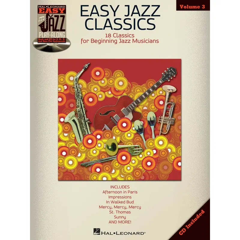 EASY JAZZ CLASSICS EASY JAZZ PLAY ALONG BK/CD V3