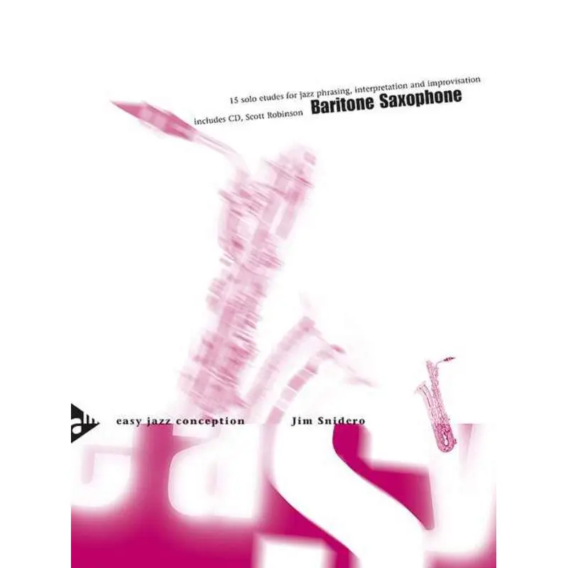 EASY JAZZ CONCEPTION BARITONE SAX BK/CD