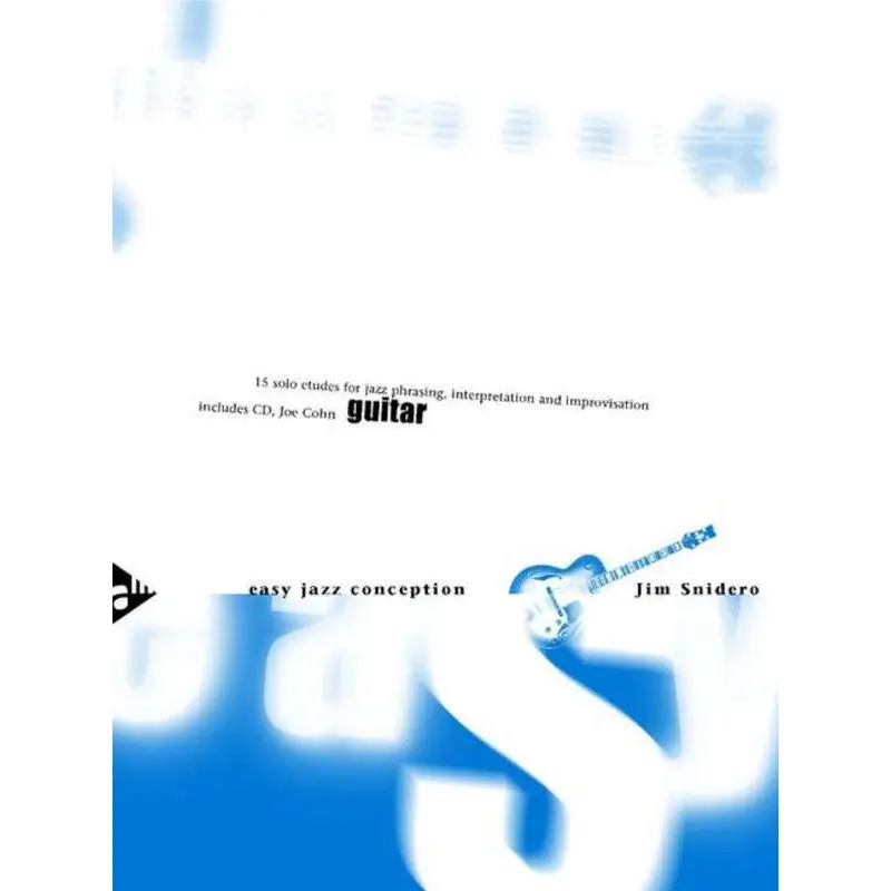 EASY JAZZ CONCEPTION GUITAR BK/CD