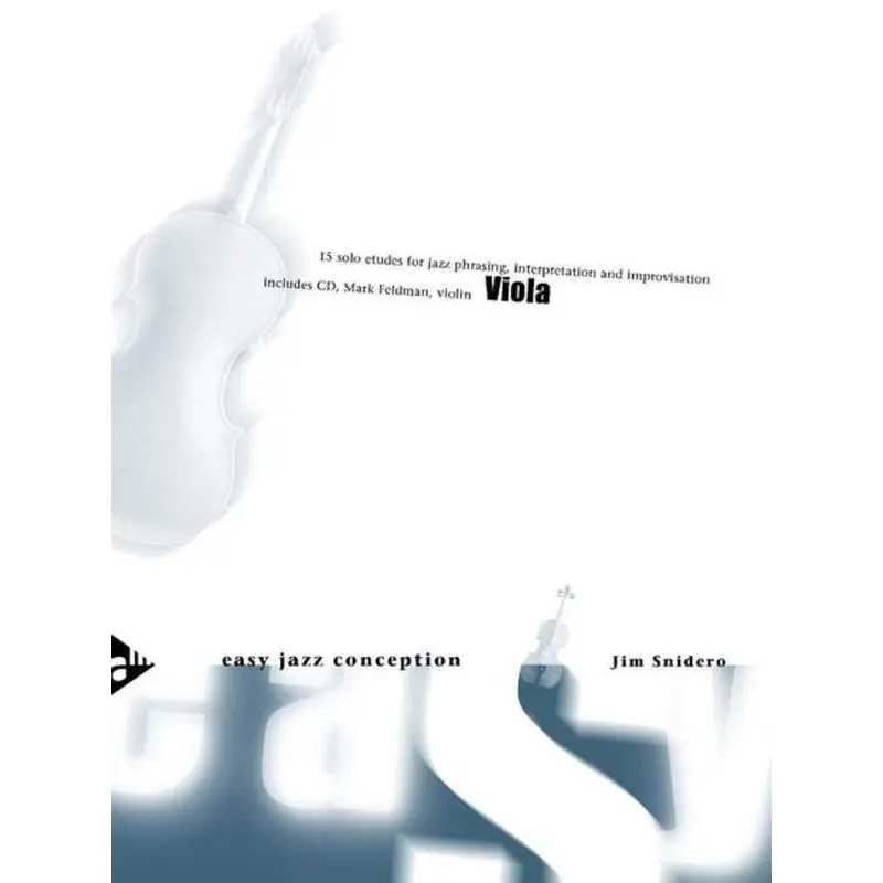 EASY JAZZ CONCEPTION VIOLA BK/CD