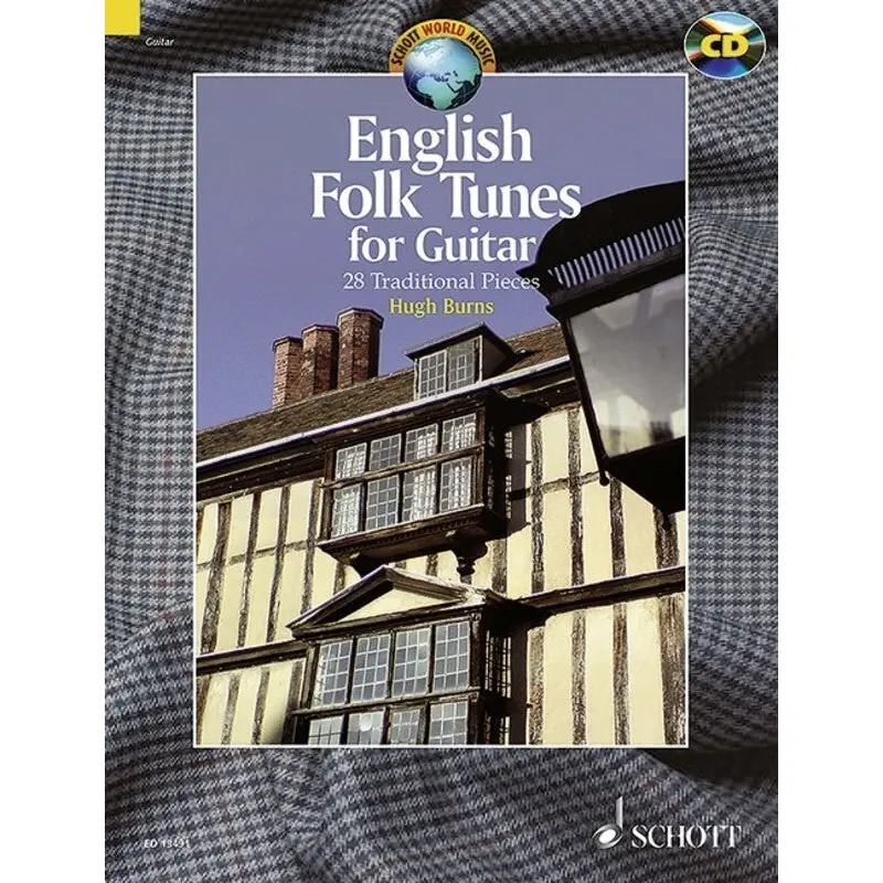 ENGLISH FOLK TUNES FOR GUITAR BK/CD