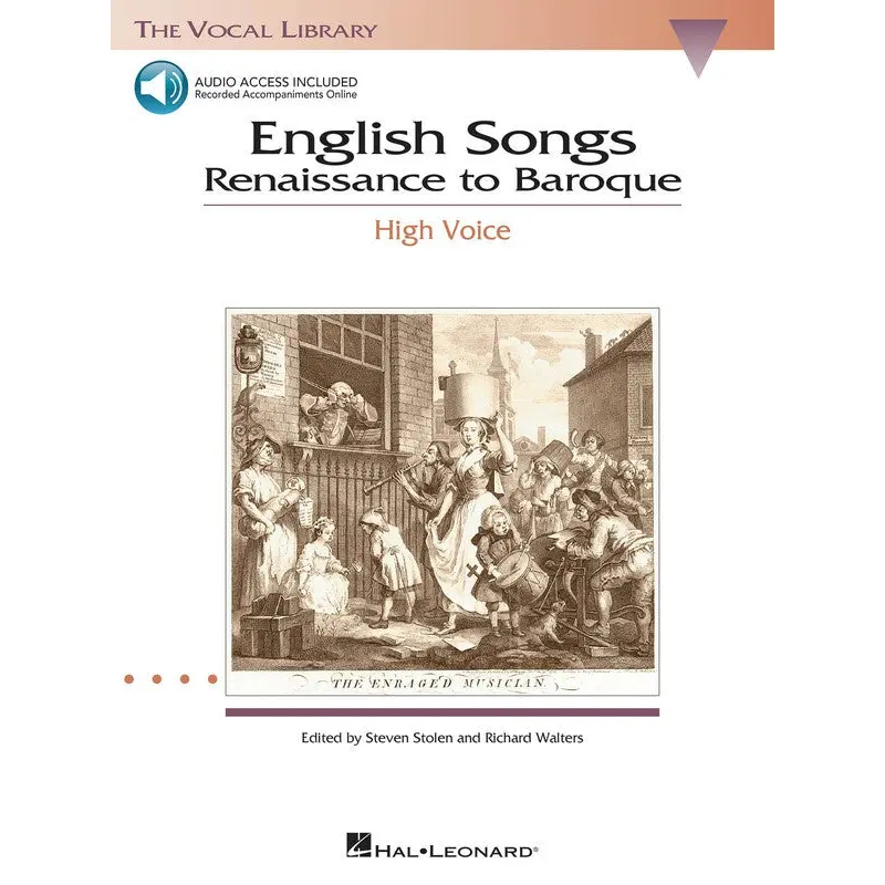 ENGLISH SONGS RENAISSANCE TO BAROQUE HIGH BK/OLA