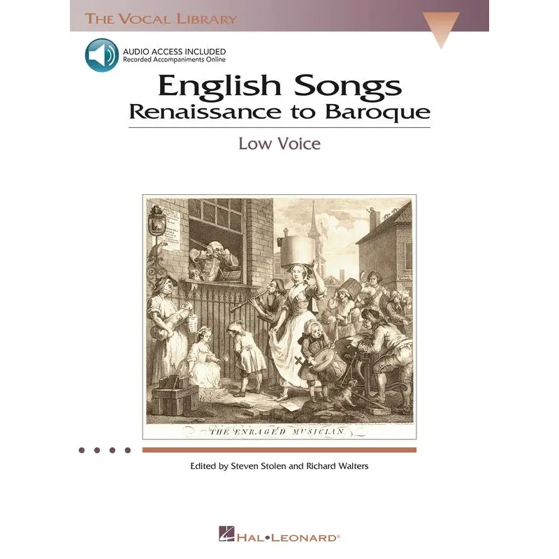 ENGLISH SONGS RENAISSANCE TO BAROQUE LOW BK/OLA