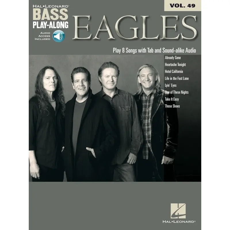 EAGLES BASS PLAYALONG V49 BK/OLA