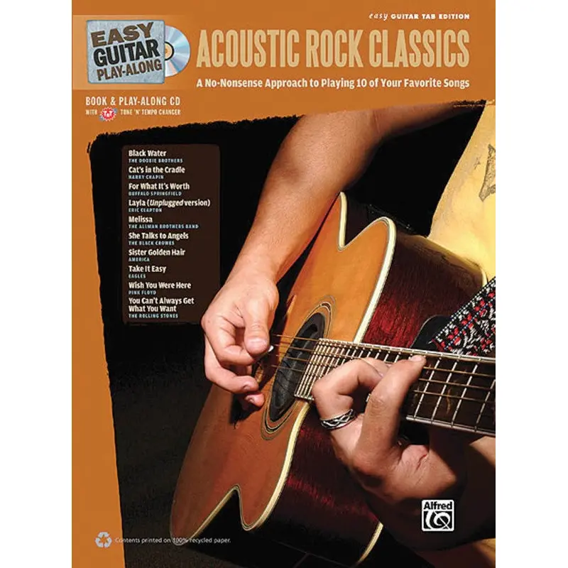 EASY GUITAR PLAY ALONG ACOUSTIC CLASSICS BK/CD