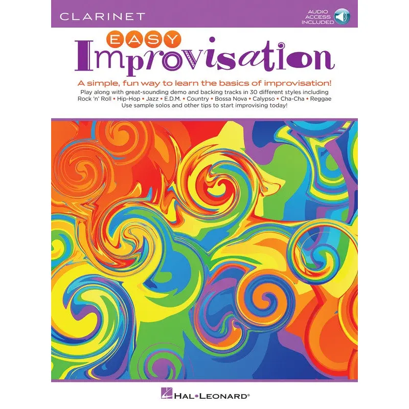 EASY IMPROVISATION FOR CLARINET BK/OLA
