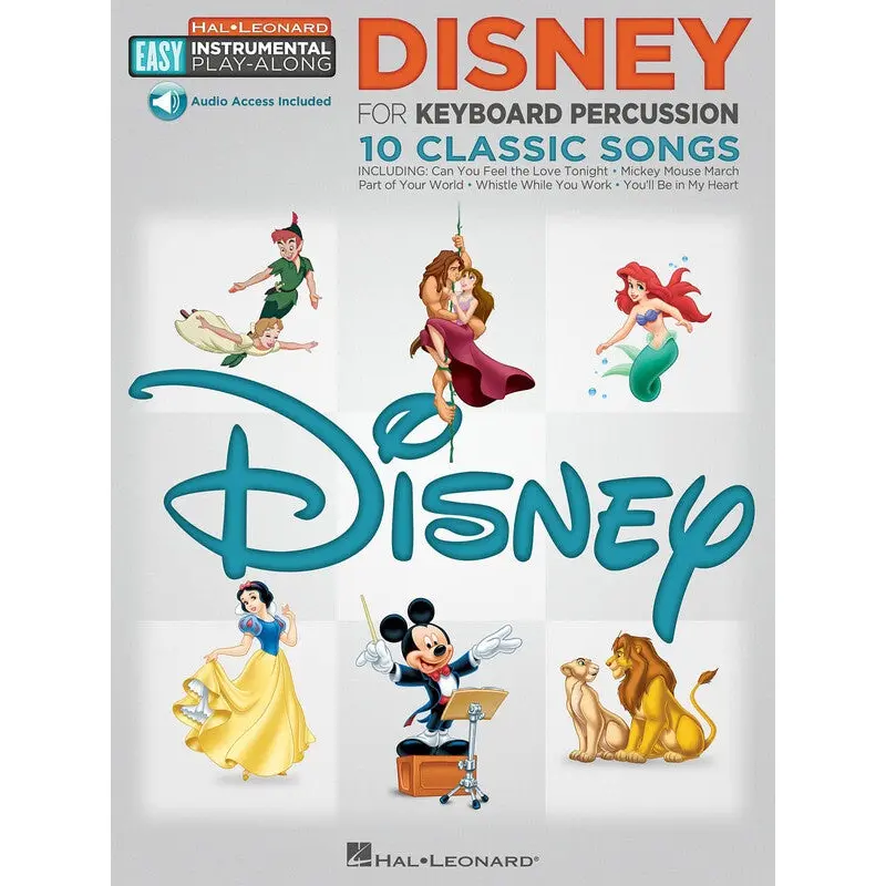 DISNEY FOR KEYBOARD PERC EASY INSTRUMENTAL PLAYALONG BK/OLA