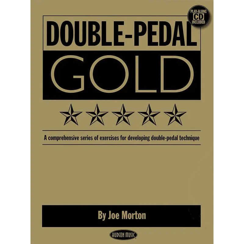 DOUBLE PEDAL GOLD DRUM BK/CD