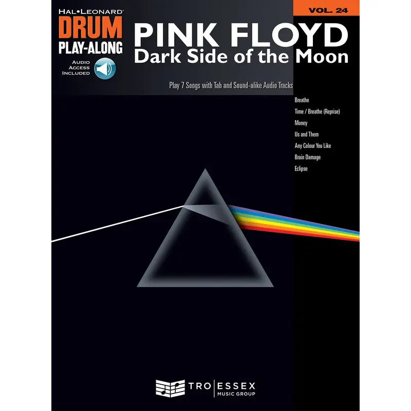DARK SIDE OF THE MOON DRUM PLAYALONG V24 BK/OLA