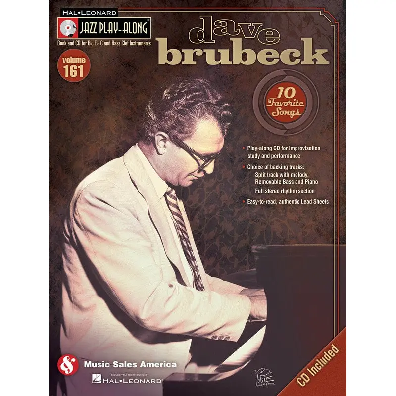 DAVE BRUBECK JAZZ PLAYALONG V161 BK/CD