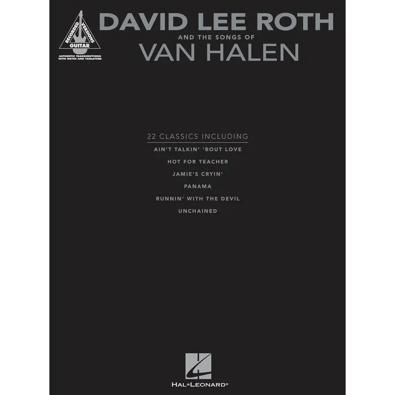 DAVID LEE ROTH AND THE SONGS OF VAN HALEN GTR TA