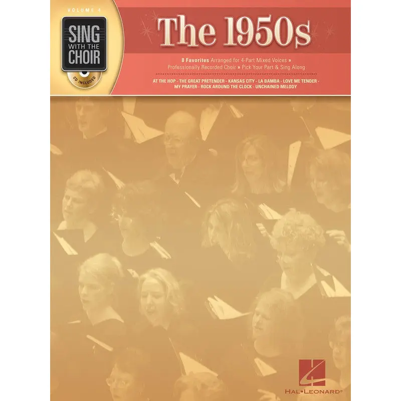 1950S SING WITH THE CHOIR BK/CD V4