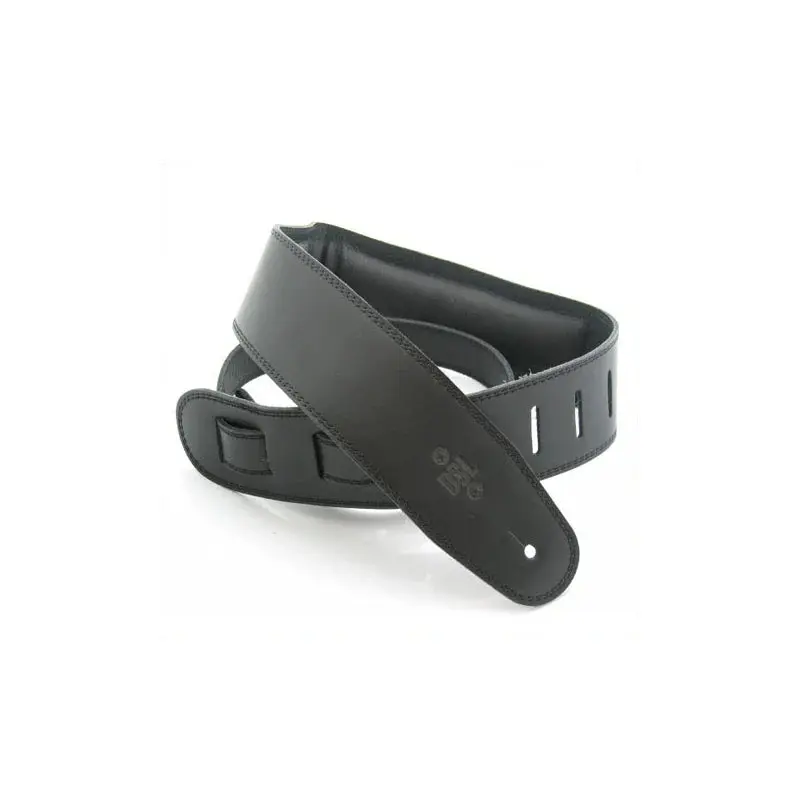 2.5 INCH PADDED GARMENT STRAP BLACK/BLACK