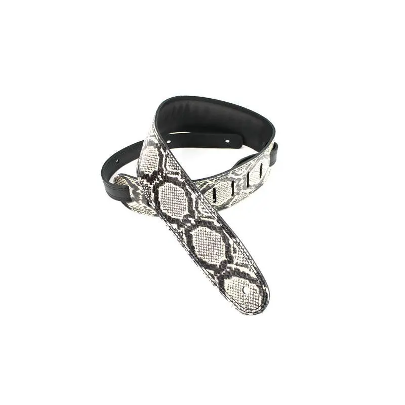 2.5 INCH SNAKESKIN STRAP BLACK/WHITE SKG25-33-1
