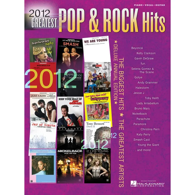 2012 GREATEST POP & ROCK HITS PVG